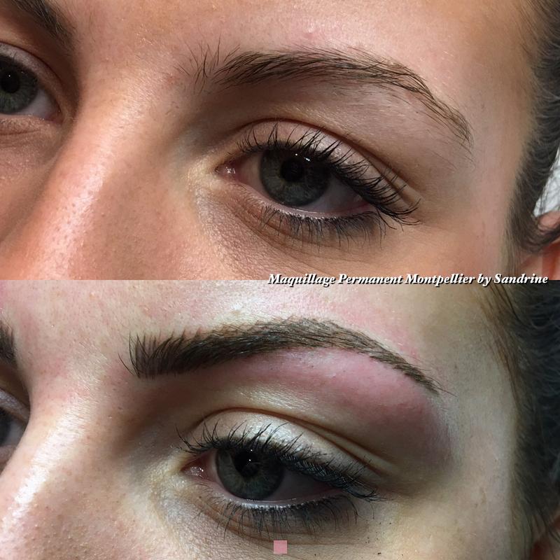 Cicatrisation maquillage permanent sourcils